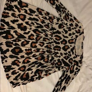 Maternity- Animal print maternity top